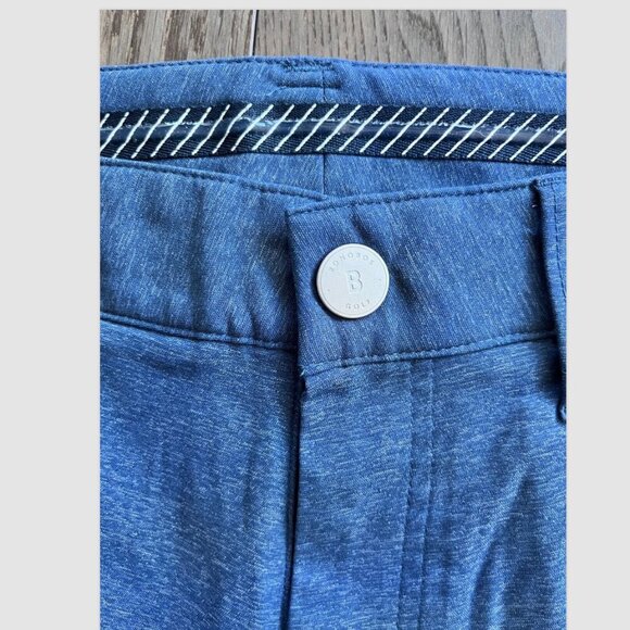 Bonobos Golf Performance Link Pants Size 36x30 Heather Navy Stretch Athletic Fit - Picture 3 of 6